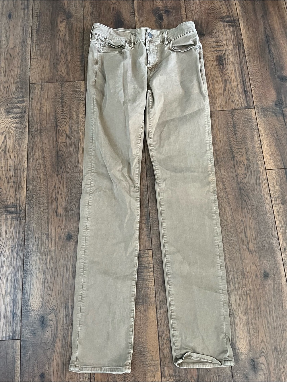 American Eagle Outfitters Tan Straight Leg Pants